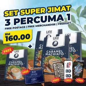 BELI 3 FREE 1 BOX COFFEE UAI + FREE POSTAGE (PALING JIMAT)